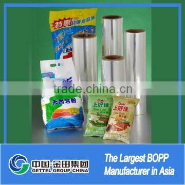 transparent bopp film for packing grade