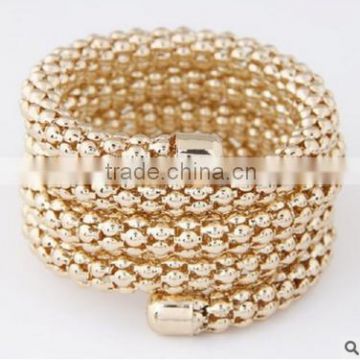 2016 new style hand chain alloy plated multilayer bangle bracelet