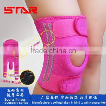 FDA Approved Neoprene Bandage Adjustable Stretch neoprene waterproof knee Brace with four springs