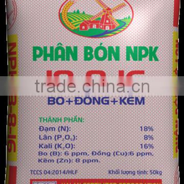 NPK 18-8-16+TE (Urea Liquefied Technology)