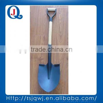 S518Y carbon steel shovel with wooden handle from Junqiao manufacture