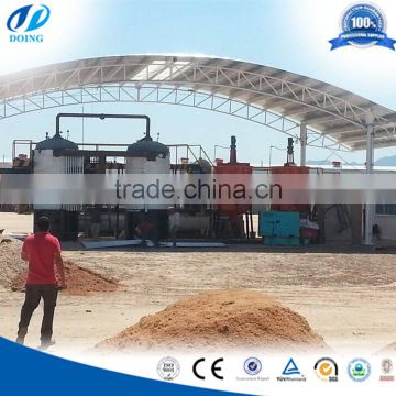 Waste engine oil refine machine with activated clays for recycling waste oil