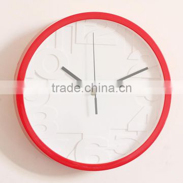 Supply fashion Candy colored circular digital clock / wall clock
