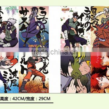 Naruto Printing Poster Cosplay Poster 8pcs a set