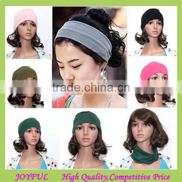 Multi-functional women yoga headbands hair accessories sports hair bows