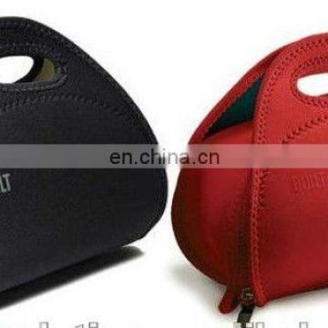Neoprene lunch bags with pockets/Waterproof trendy lunch bags