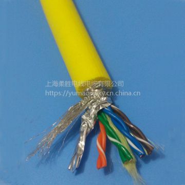 Anti-ultraviolet Rov Tether Cable Orange 450 / 750v