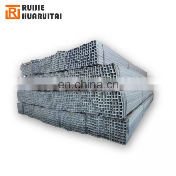 Q235 grade galvanized square tube, 38*38 steel square hollow section