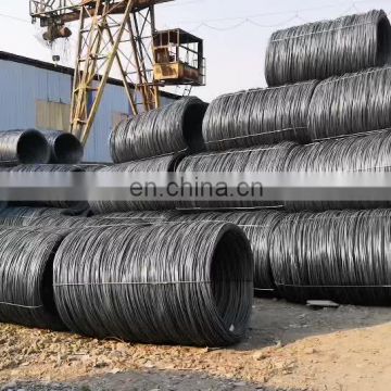China mild carbon steel q195 q235 sae1006 sae1008 5.5mm 8mm 10mm ms wire rod in coil 2 tons price