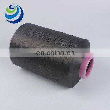 Bamboo Charcoal Polyester Durable Blended Cotton Yarn 75d/72f 