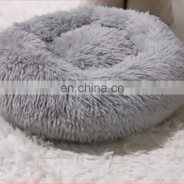 70cm Large Size Self Warming Indoor Round Pillow Cozy Soft Plush Pet Cat Dog Bed Nest