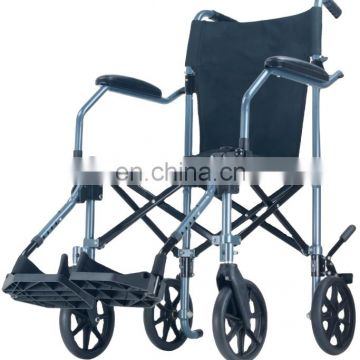 Aluminum Wheelchair With Travel Bag And Adjustable Footrest