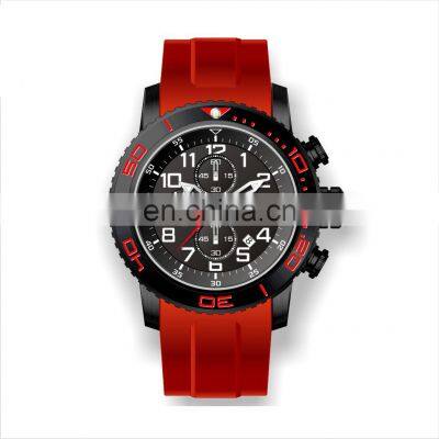 Top Selling Men Black Waterproof Quartz  Watch Strap Leather Wholesale China Factory Original Watches Men Luxury Custom Watch
