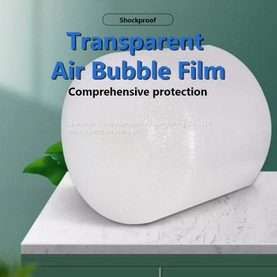 Waterproof Buffer Air Bubble Wrapper Roll/ Eco-friendly Cushioned Air Bubble Film Roll/ Express Packing Protective Bubble Film Roll/