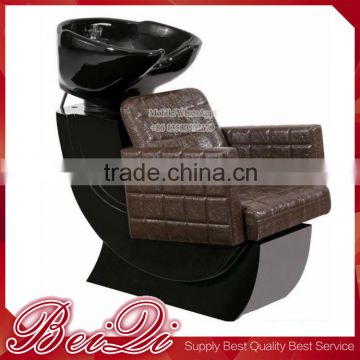 Brown Color Shampoo Chair ,Cheap Bed Wash Chair Chain Manufacturer