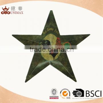 China made special five point star plaque with new style