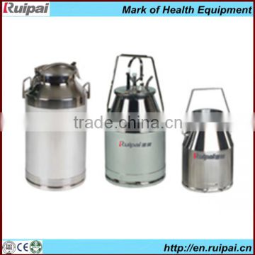 Stainless steel storage bucket with lids used for liquid food