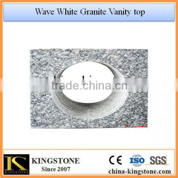 Wave White Granite Vanity top