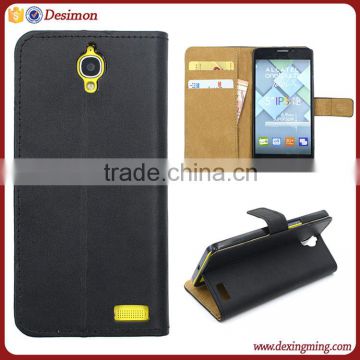 2015 Wallet Flip cover for alcatel one touch idol x case