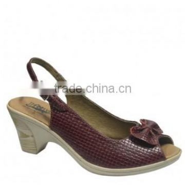 Cow leather high heel shoes SWCS-002