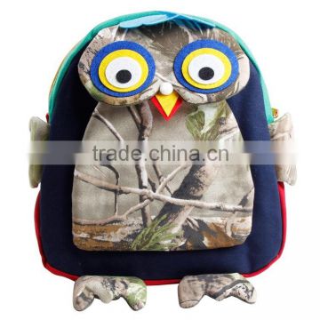 high quality children school bag cute owl backpacks kids animal shaped bags