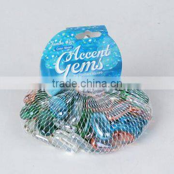 Fusing glass gem stone for home decoration