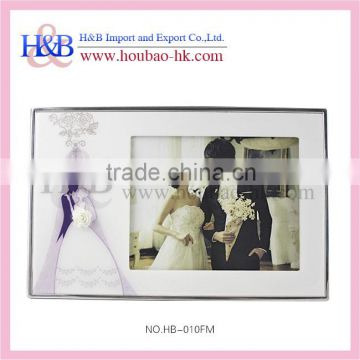 elegant crystal wedding favor jeweled photo frame