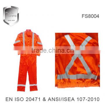 high light safety reflective overall