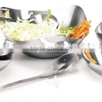 Stainless Steel Salad Set