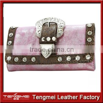WESTERN YOUNG GIRL EVENING PARTY BLING RHINESTONE PINK CLUTCH BAG