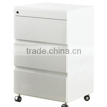 Lockable 3 drawers office mobile filing cabinate (NH2610-3)