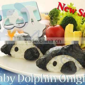 baby 3d cake molds kitchenware decoration products gift lunch box bento box cook tools rice ball molds set baby dolphin onigiri