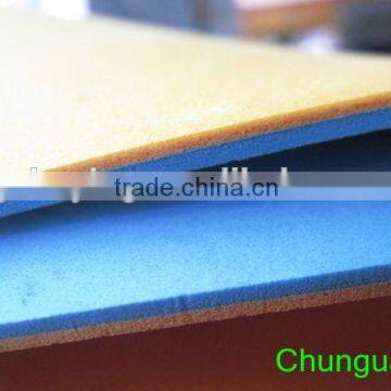 5mm High resilience latex foam with two color