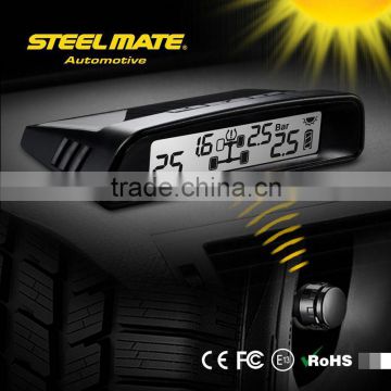 2015 SteelmateTP-S1 solar power tpms car tyre pressure gauge, tire pressure monitoring system for car/auto, rv monitors