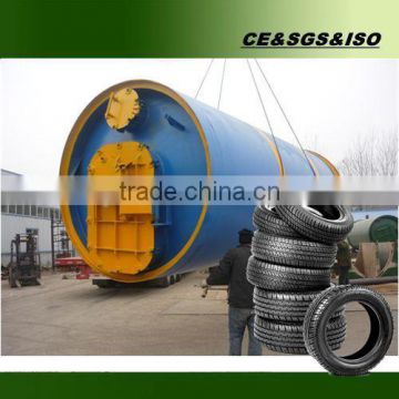 Rubber raw material pyrolysis plant