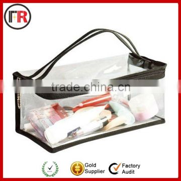 clear pvc transparent cosmetic bag made in China