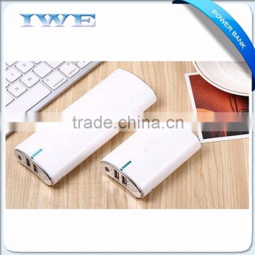 China supplier big capacity power bank 20000mah, fast charging mobile charger 2 USB power bank 8000 mah for sony xperia z5