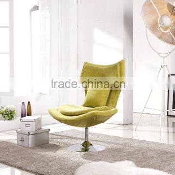 light yellow color rams head chair