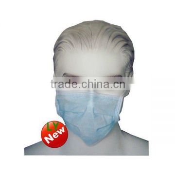 Cleanroom disposable tie on surgical face masks