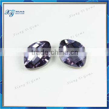 Amaranth Crystal Glass Gemstone Wholesale China 8x10mm Loose Gemstone in Dubai