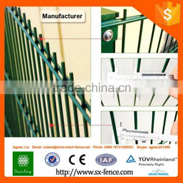 2.5 Meters Length Powder Coated Welded 868 656 Double Wire Mesh Fence
