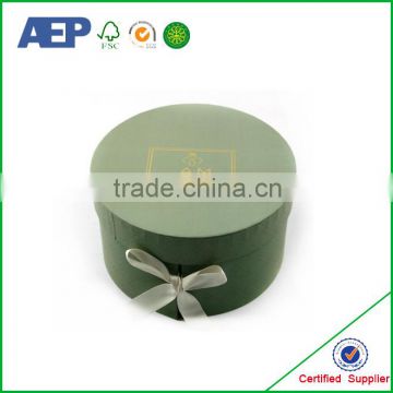 gift box costom high quality round cardboard box wholesale in China
