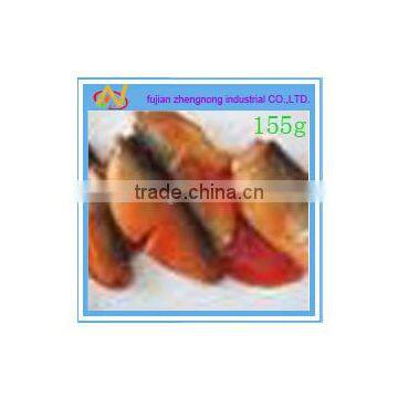 food products 155g canned mackerel fish in tomato sauce(ZNMT0046)