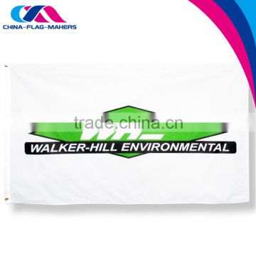 custom brand shape polyester print flag manufacture in china
