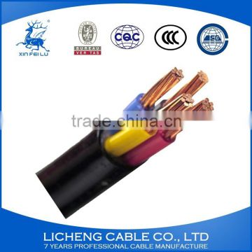 China 4 core Copper insulated electrical power cable power cable 4x35mm2