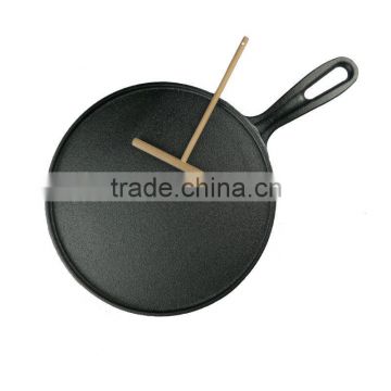 HOT 26cm / 28cm Cast iron pancake frying pan