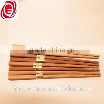 Chinese factory food grade carbonated bamboo flatware chopsticks in bulk