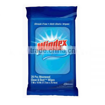 28CT FDA Approved Window Cleaning Wet Tissue