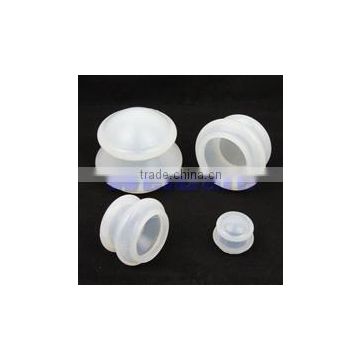 Rubber cupping, Silicone cupping set, of 4 pcs vacuum suction massage cupping set