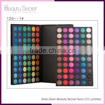 Wholesale Portable Natural Multi-Colored 120 colours makeup eye shadow eyeshadow palette